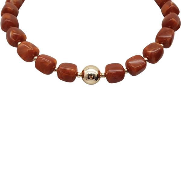 ACRYLIC BEAD NECKLACE