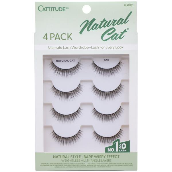 EBIN CATTITUDE NATURAL CAT STYLE BARE WISPY EFFECT EYELASH SET