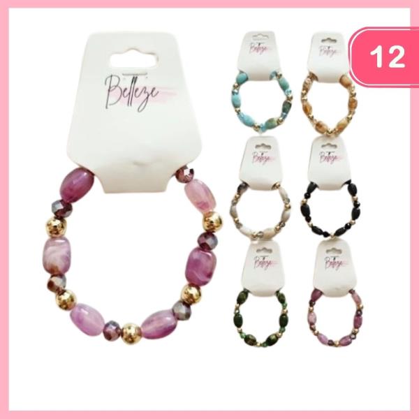 Beaded Bracelets (12 Units)