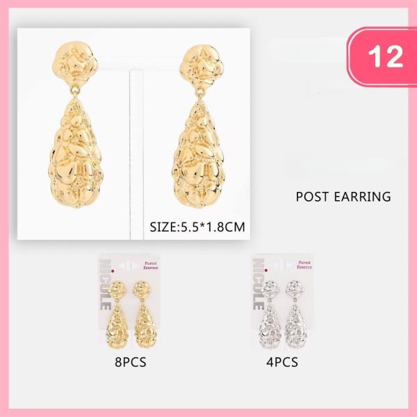 Textured Post Earring (12 Units)