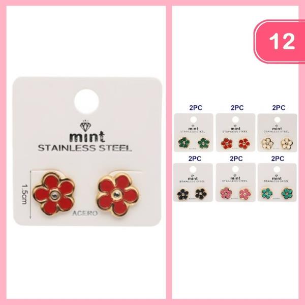 Flower Post Earring (12 Units)