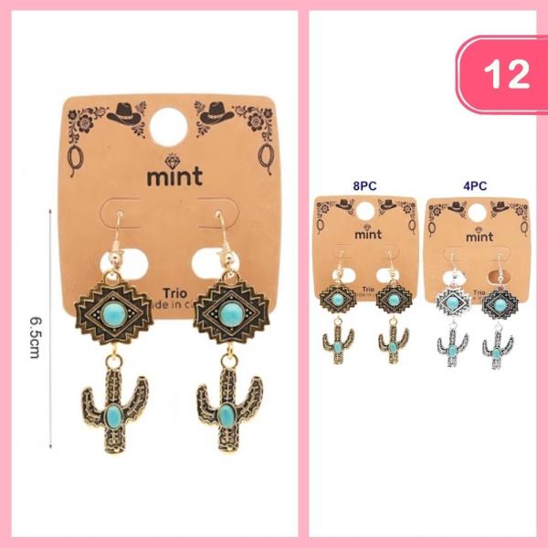 Western Dangle Earring (12 Units)