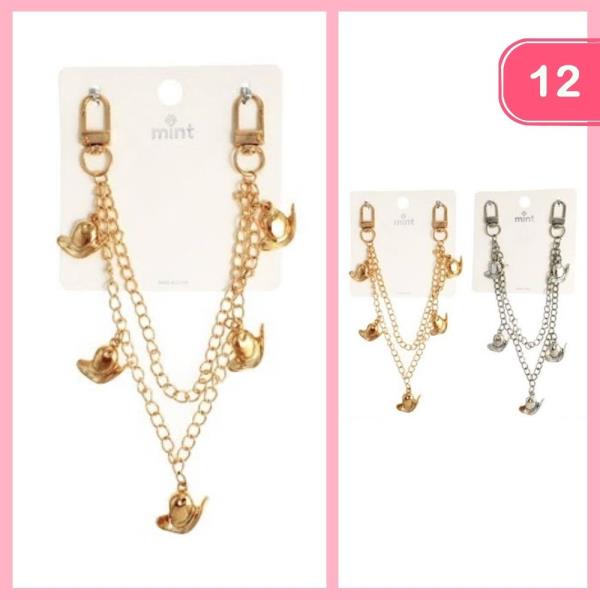 Western Layered Charm Keychain (12 Units)