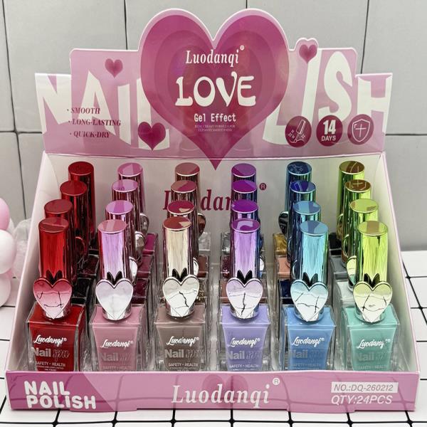 Luodanqi Love Gel Effect Nail Polish (24 Units)