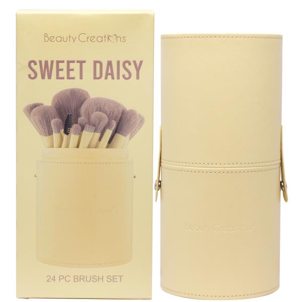 BEAUTY CREATIONS SWEET DAISY 24PC BRUSH SET
