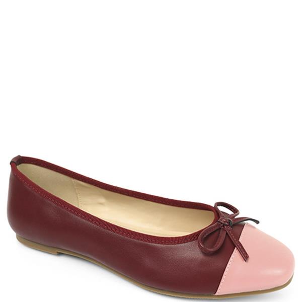 BOW CAP TOE BALLET FLAT