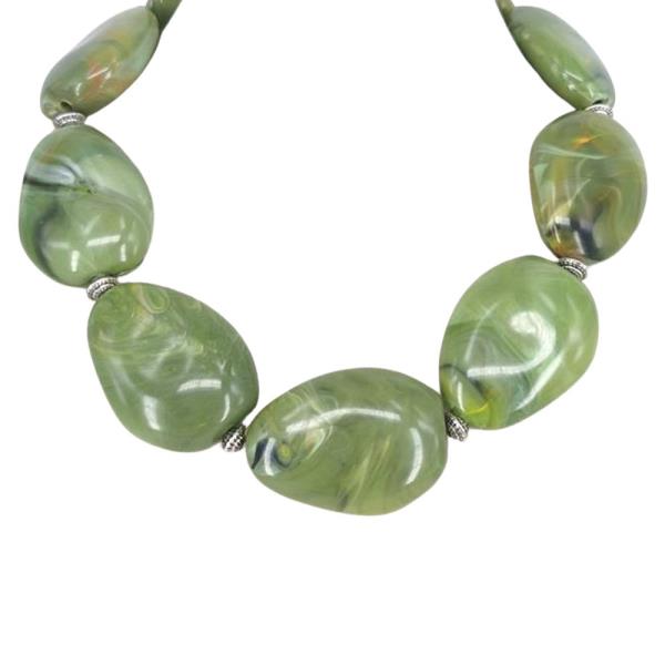 Chunky Nugget Bead Necklace