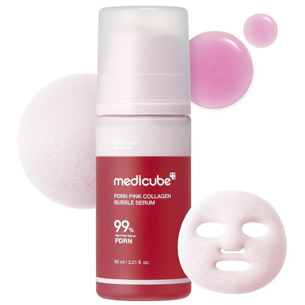 MEDICUBE PDRN PINK COLLAGEN BUBBLE SERUM