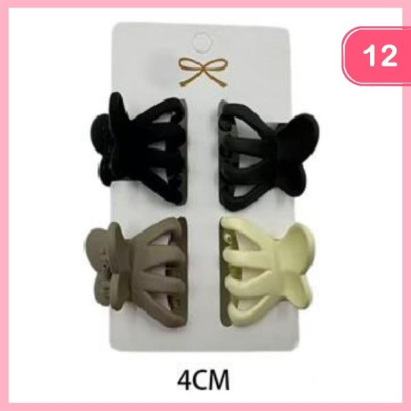 Butterfly Hair Claw Clip (12 Units)