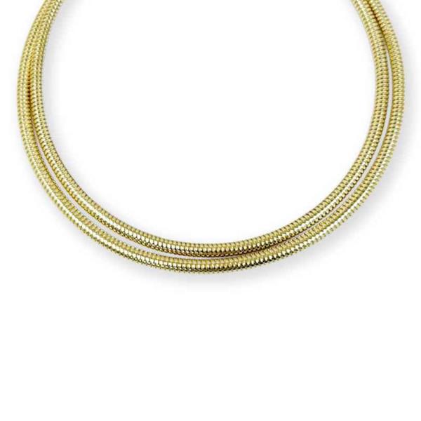 Double Strand Snake Chain Necklace