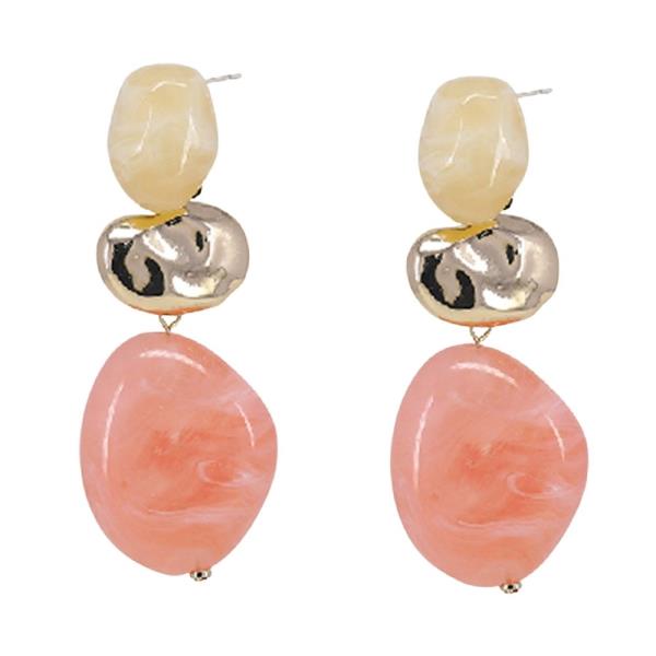 Organic Shape Drop Earring