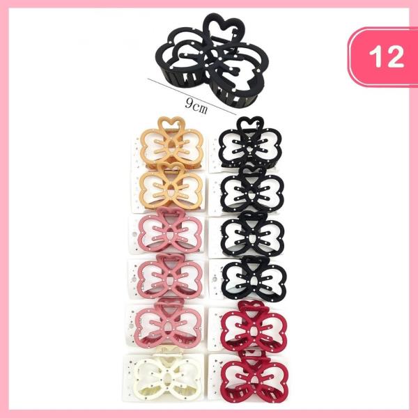 Bow Hair Claw Clip (12 Units)
