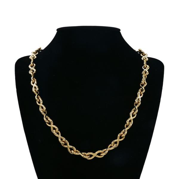 Stainless Steel Infinity Chain Necklace