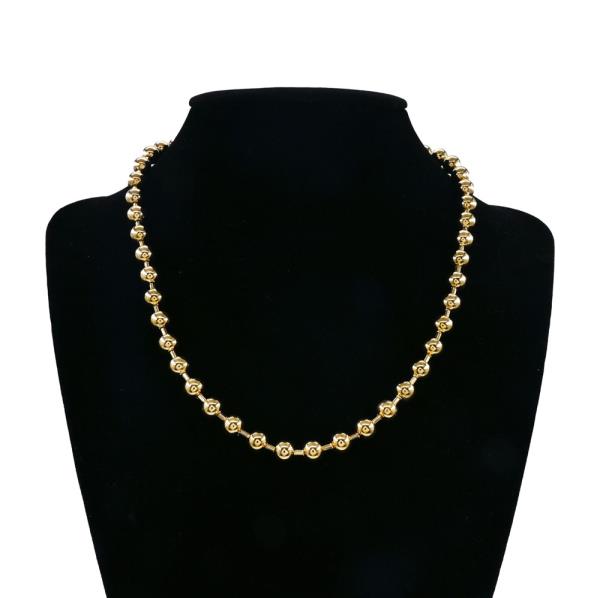 Stainless Steel Ball Necklace