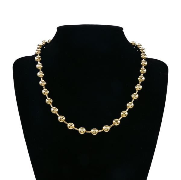 Stainless Steel Ball Necklace