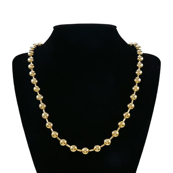 Stainless Steel Ball Necklace