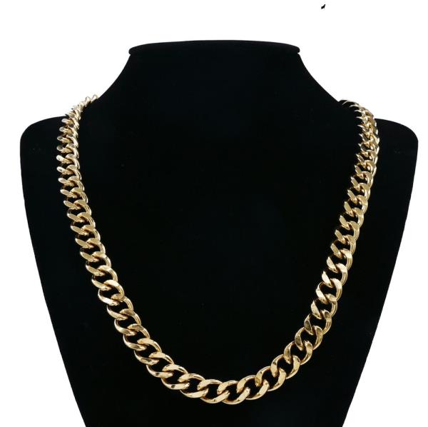 Stainless Steel Curb Link Chain Necklace