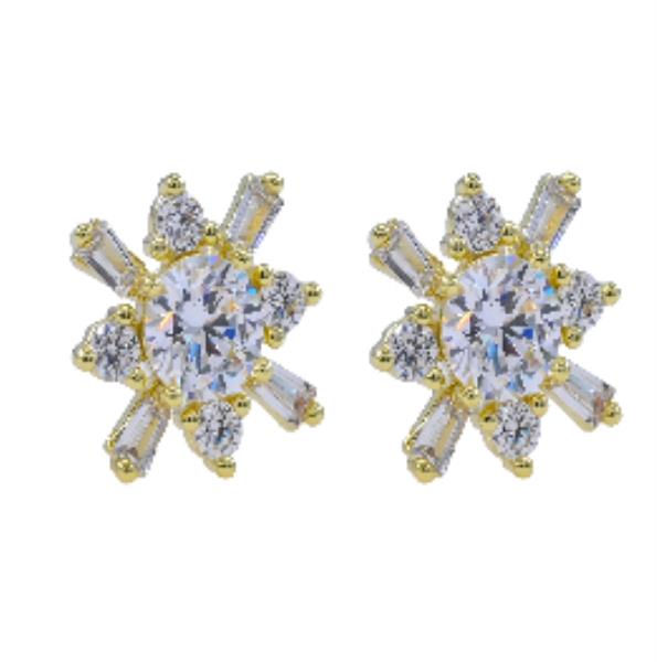 Snowflakes/Fancy Stud CZ Earring