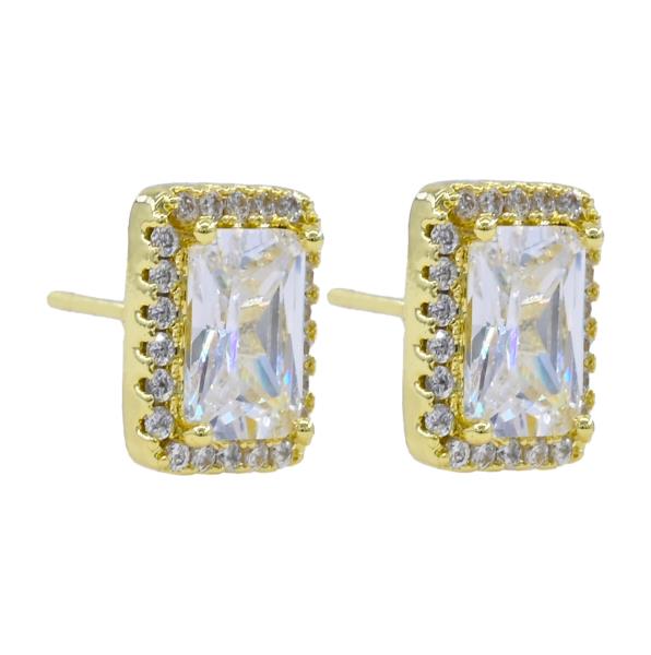 Fancy Stud CZ Earring