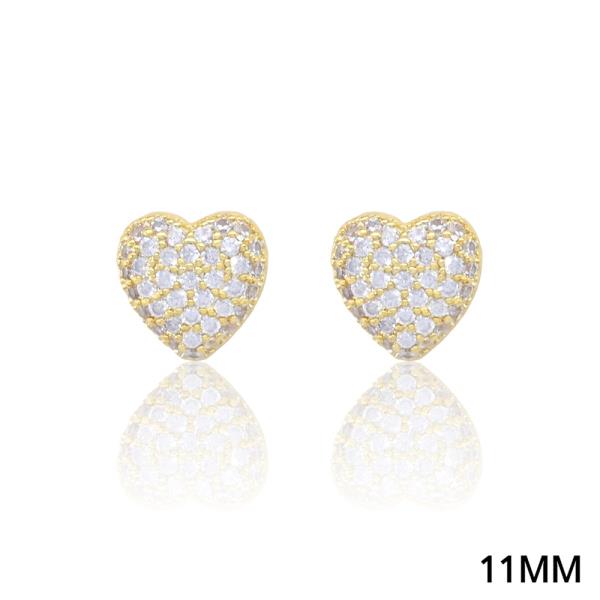 Heart CZ Earring