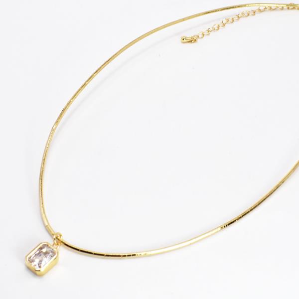 Rectangle Pendant Necklace