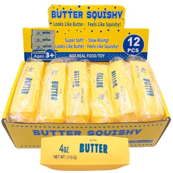 Salted Butter Squishy Toy(12 Units)