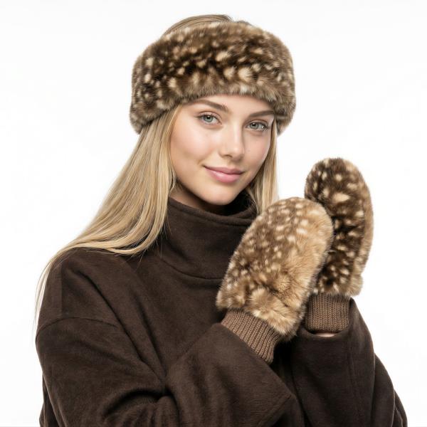 CC Bambi Faux Fur Headwrap