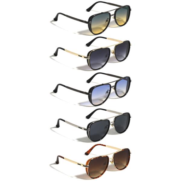 MODERN ROUND AVIATORS SUNGLASSES 1DZ