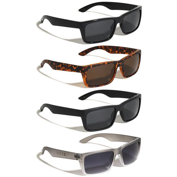 RETRO BASIC RECTANGLE SUNGLASSES 1DZ