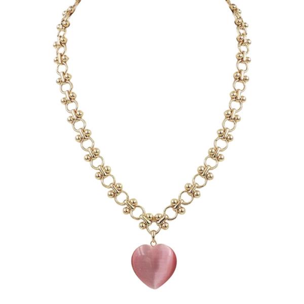 Heart Pendant Chain Necklace