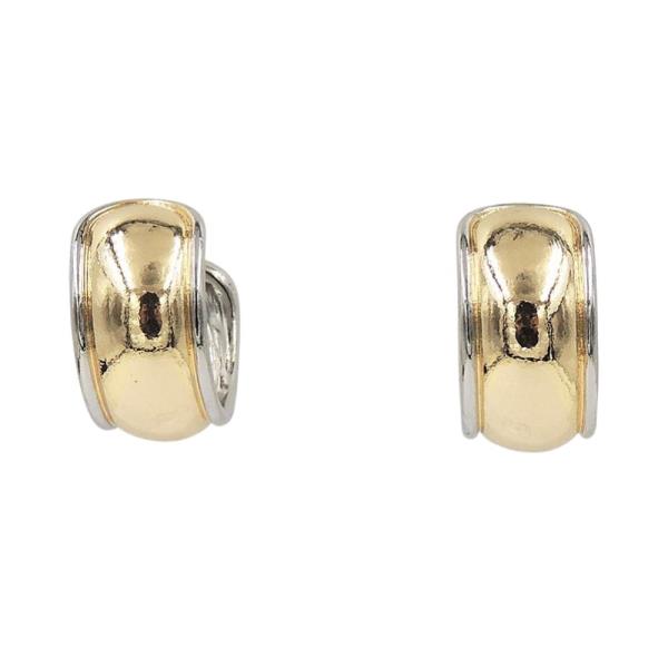 Two Tone Hoop Earrings