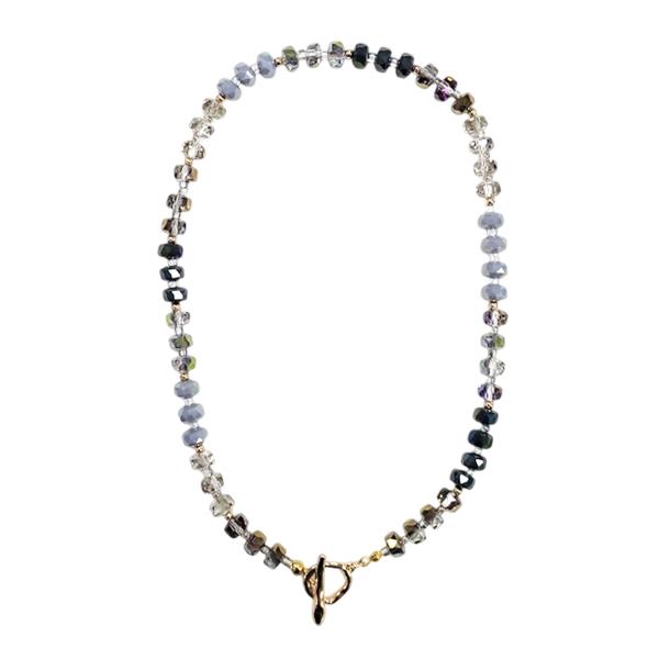 BEADED TOGGLE NECKLACE