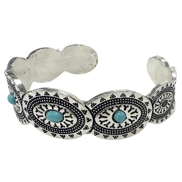 Western Oval Cuff Bracelet