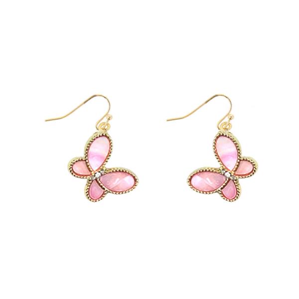 Butterfly Rope Fish Hook Earring