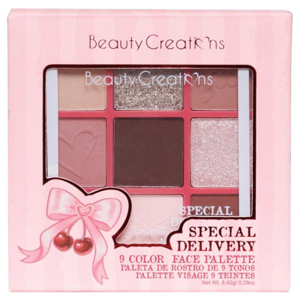 BEAUTY CREATIONS XMAS 2026 SPECIAL DELIVERY 9 COLOR FACE PALETTE