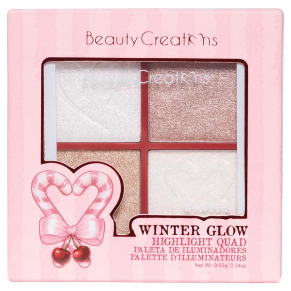 BEAUTY CREATIONS XMAS 2026 WINTER GLOW HIGHLIGHTER QUAD