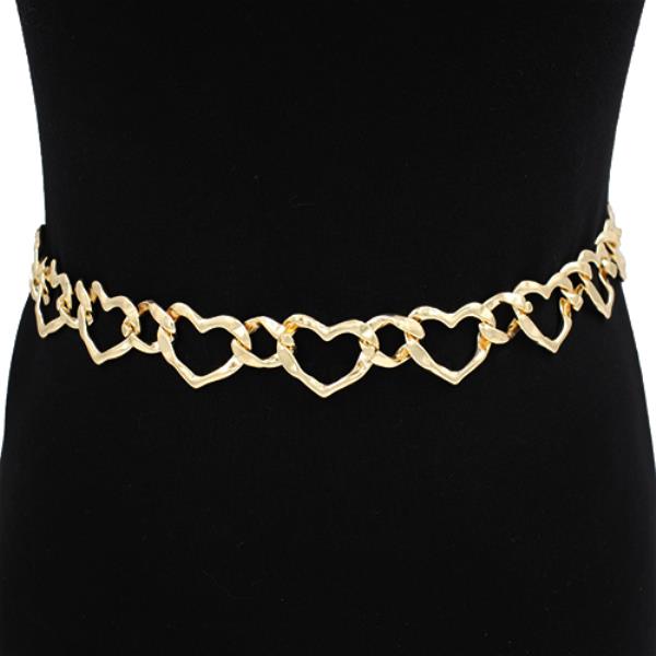 Heart Link Chain Belt
