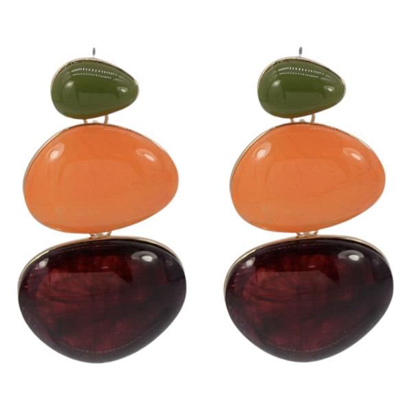 Resin Linked Drop Dangle Earring
