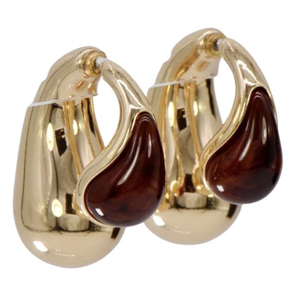 Metal Teardrop Earring