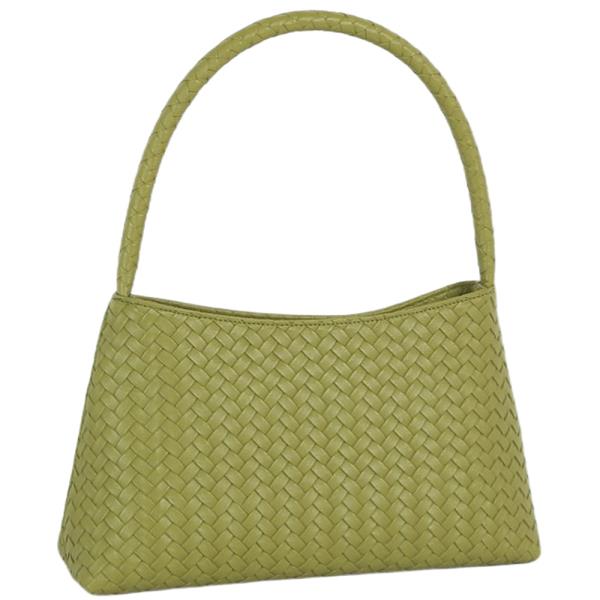 Woven Braided Handle Shoulder Handbag