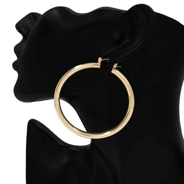 Tube Hoop Earrings
