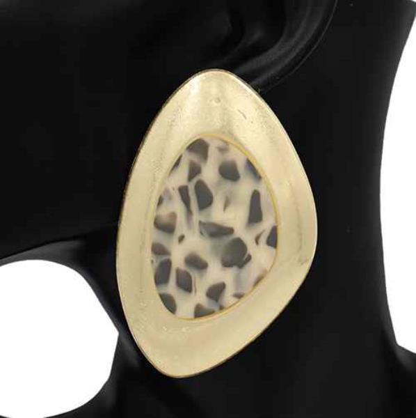 Oversized Teardrop Statement Earring