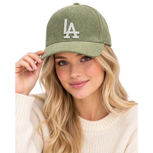 Rhinestone LA Logo Baseball Cap