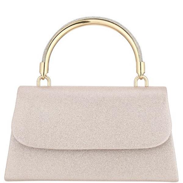 Glitter Evening Clutch Bag Rhinestone Handle