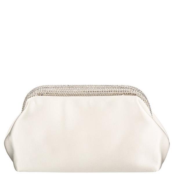 Rhinestone Frame Evening Clutch Bag