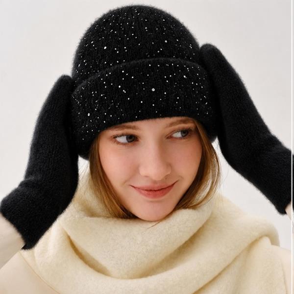RHINESTONE BEANIE