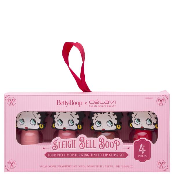 Celavi X Betty Boop Sleigh Bell Lip Gloss Set