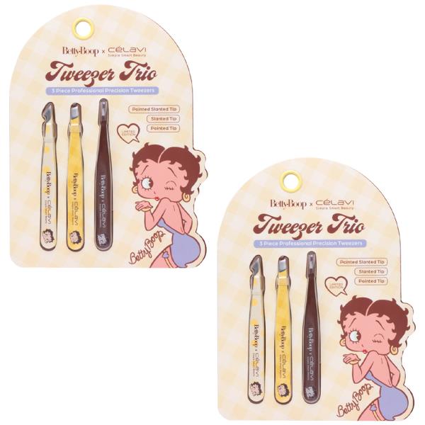 Celavi X BettyBoop Tweezer Trio (2 Units)