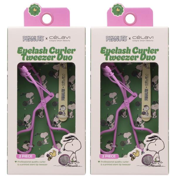 Celavi X Peanuts Eyelash Curler Tweezer Duo (2 Units)